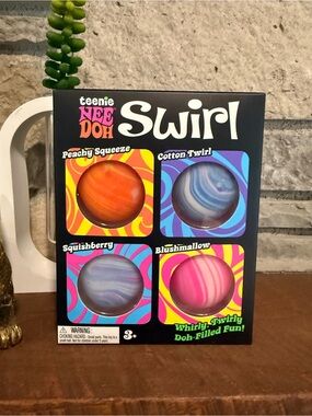 teenie NEE DOH Swirl Sensory Balls - Multicolor Pack